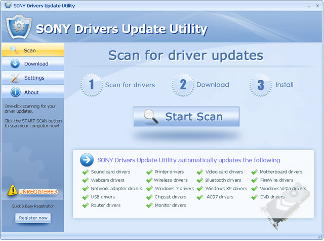 SONY VGP BMS15 B Mouse driver forWindows 7 screenshot1
